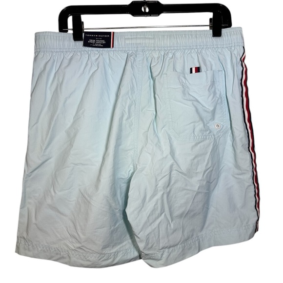 NWT Tommy Hilfiger Men’s Swim Trunks Short Maillot Breezy Blue Size Large - Picture 3 of 5